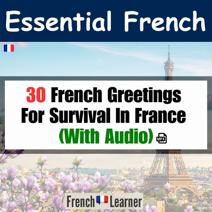 30 Most Common French Greetings