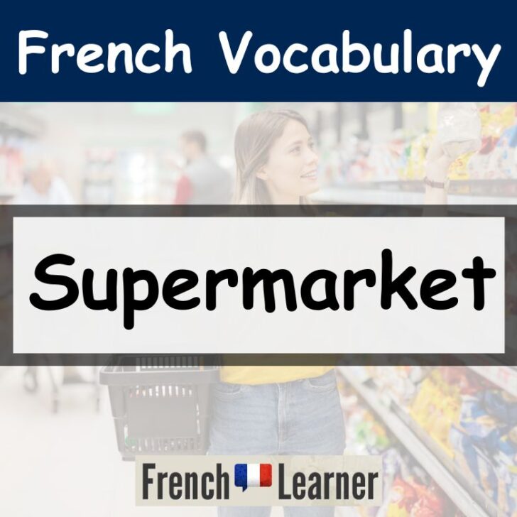 Supermarket vocabulary