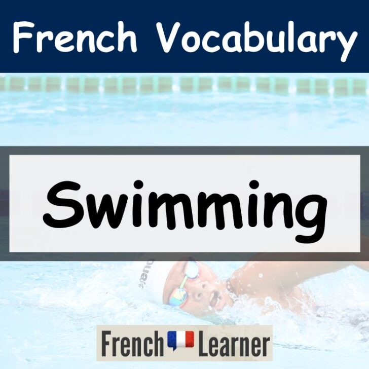 Swimming Vocabulary