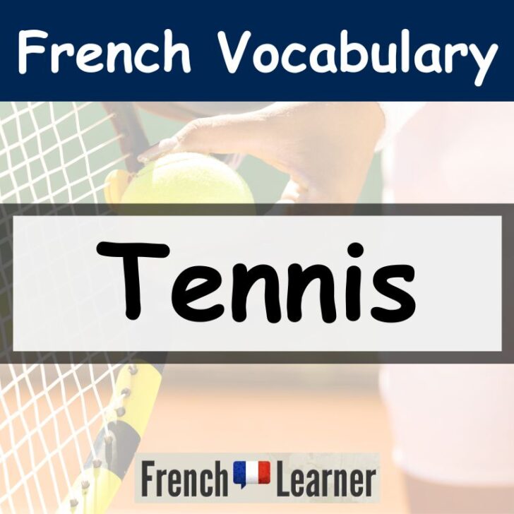 Tennis vocabulary