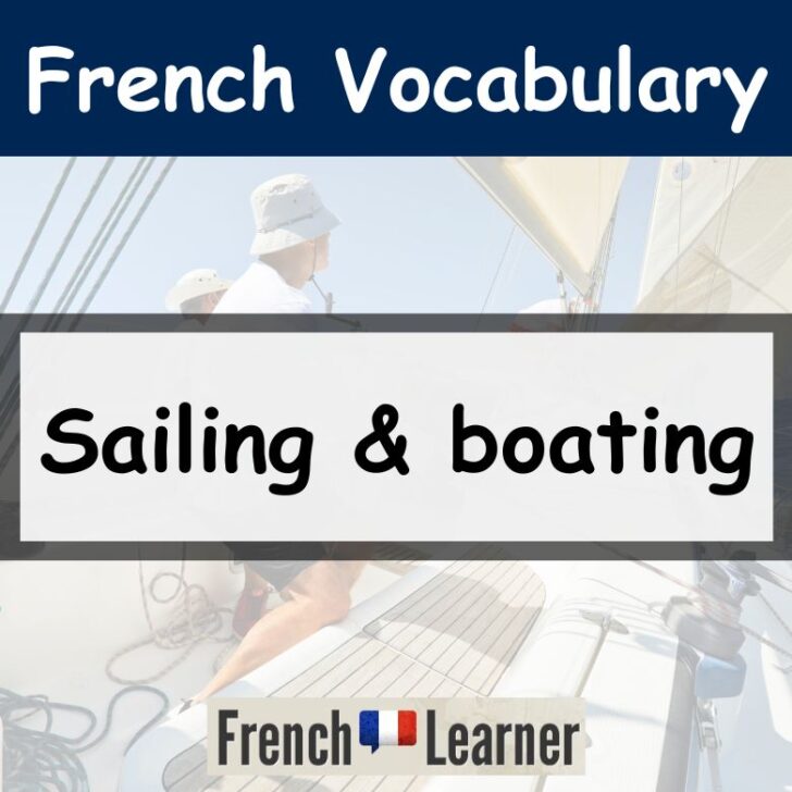 Boating and Sailing Vocabulary