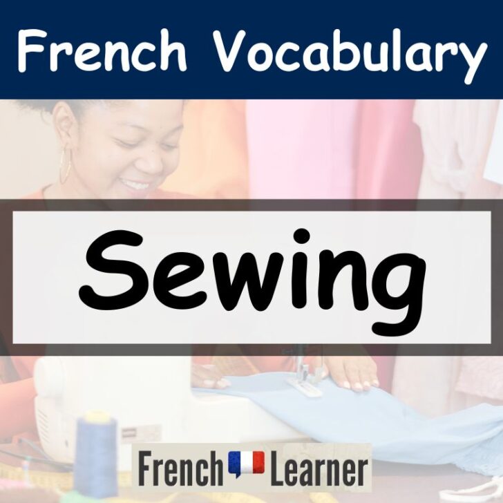 French Sewing Vocabulary