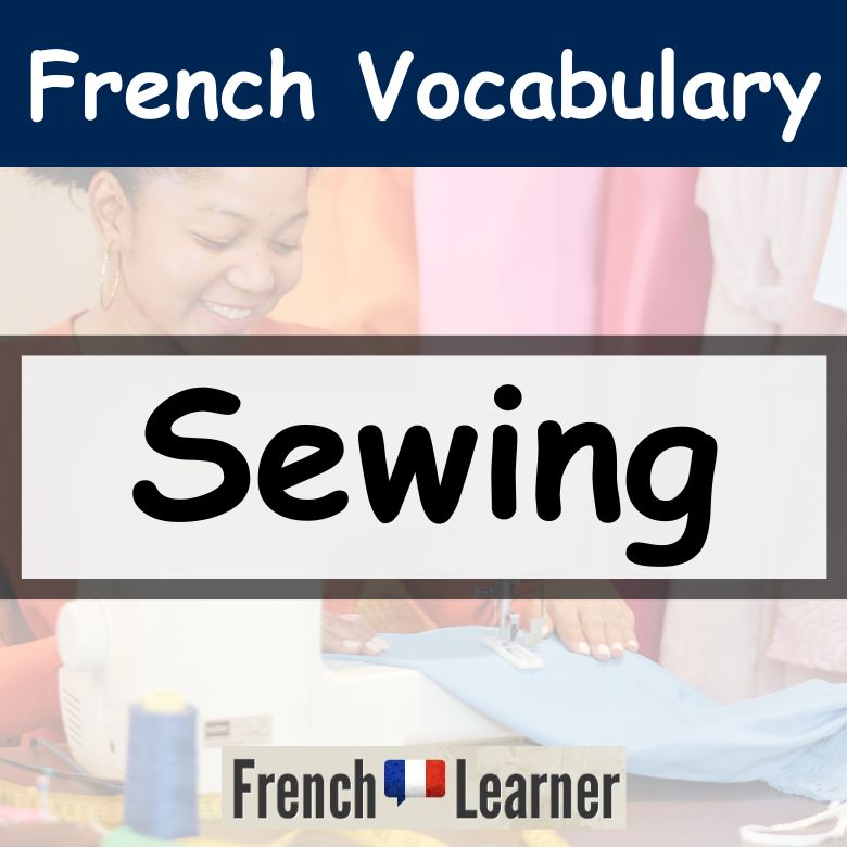 French vocabulary - sewing