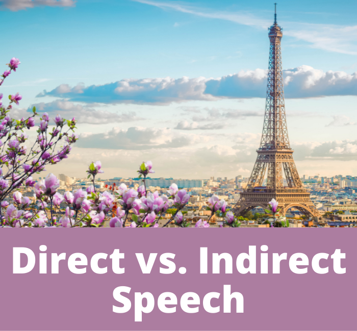 direct to indirect speech french