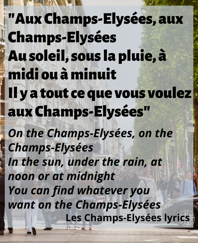 Did you know? Where does the name Champs-Elysées come from