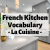 French Kitchen Vocabulary 50x50 