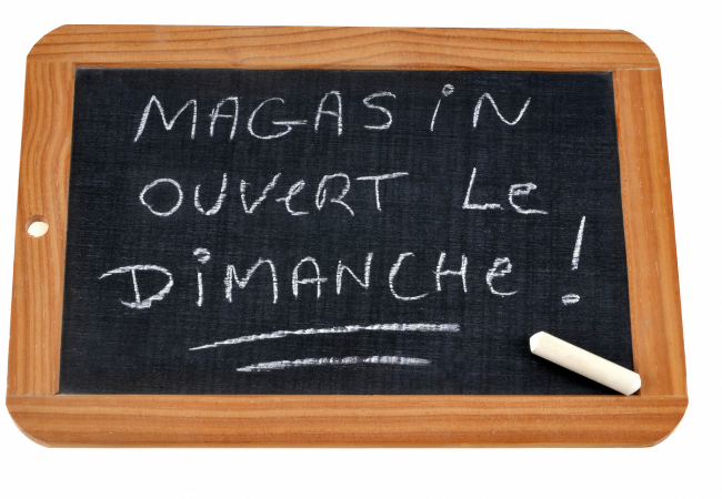 Translation of French sign: 