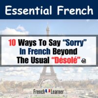 10 Ways To Say Sorry in French Beyond 