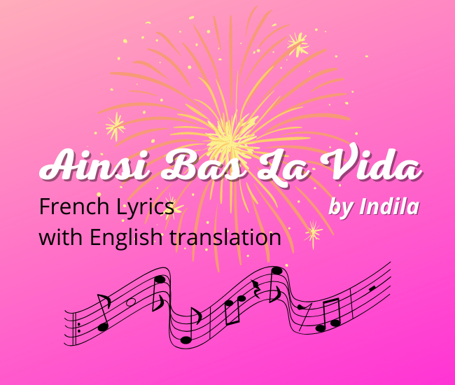 Today is Monday Song - Lyrics in French and in English - Speak and