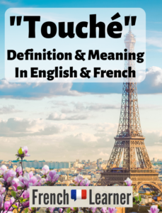 meaning of touche