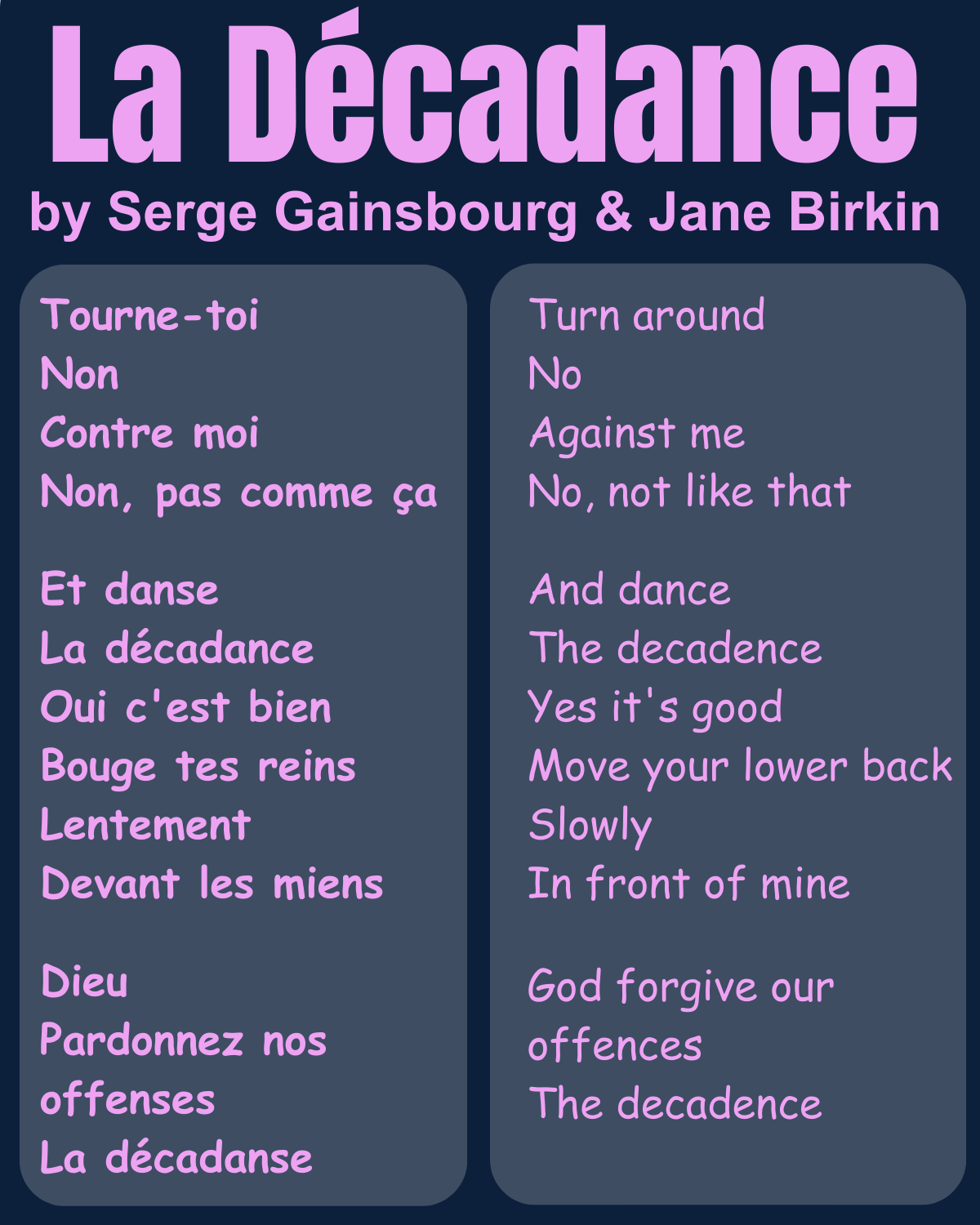 Jane Birkin/Serge Gainsbourg - Je t'aime moi non plus (Lyrics