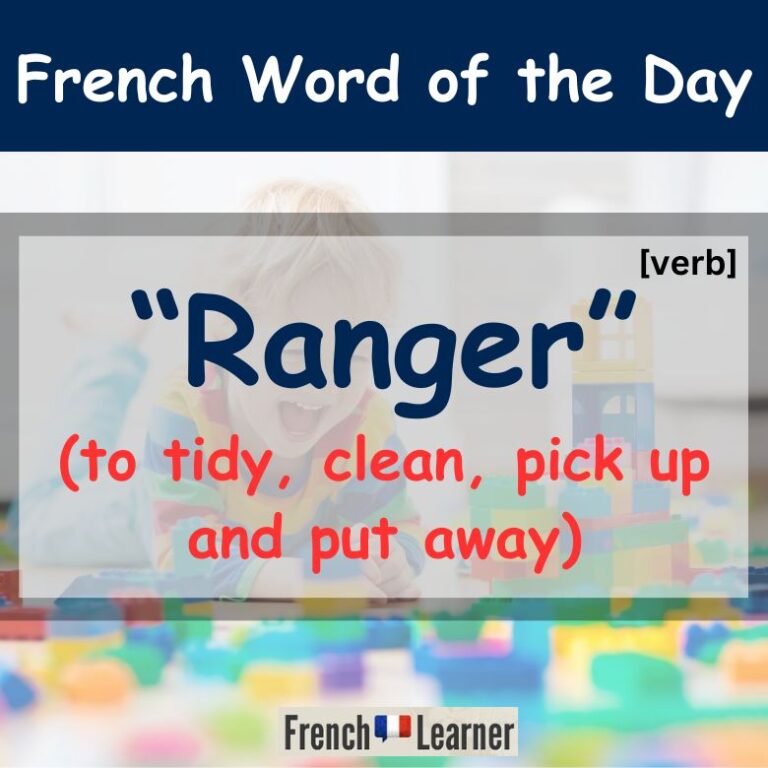 Ranger Meaning & Translation To tidy, clean, put away