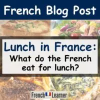 Lunch in France