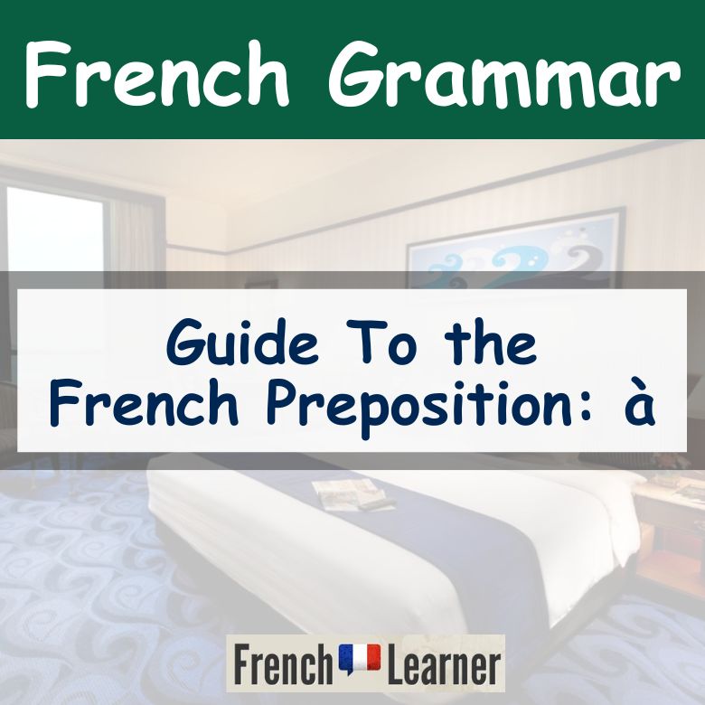 French preposition à