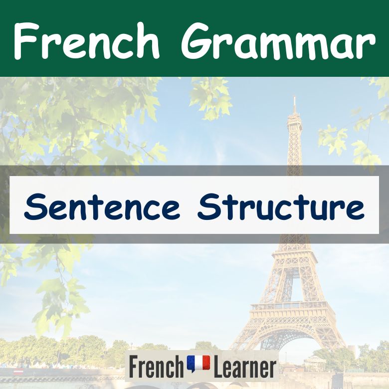 French sentence structure