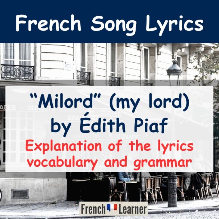 Milord — Edith Piaf: French Lyrics & English Translation