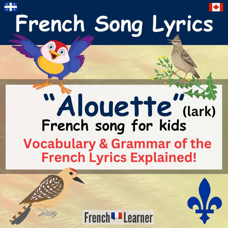 Alouette: French song for kids.