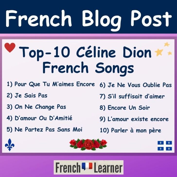 10 Best Celine Dion French Songs Of All Time