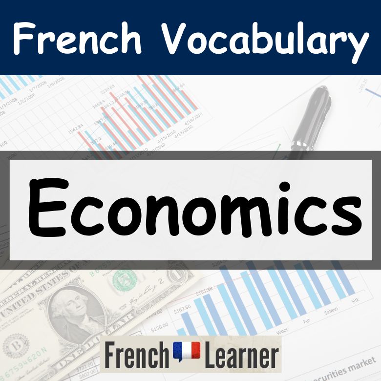 French economics vocabulary