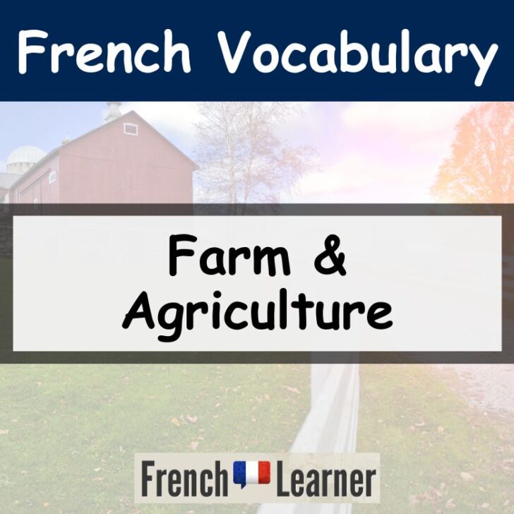 Farm & Agriculture Vocabulary
