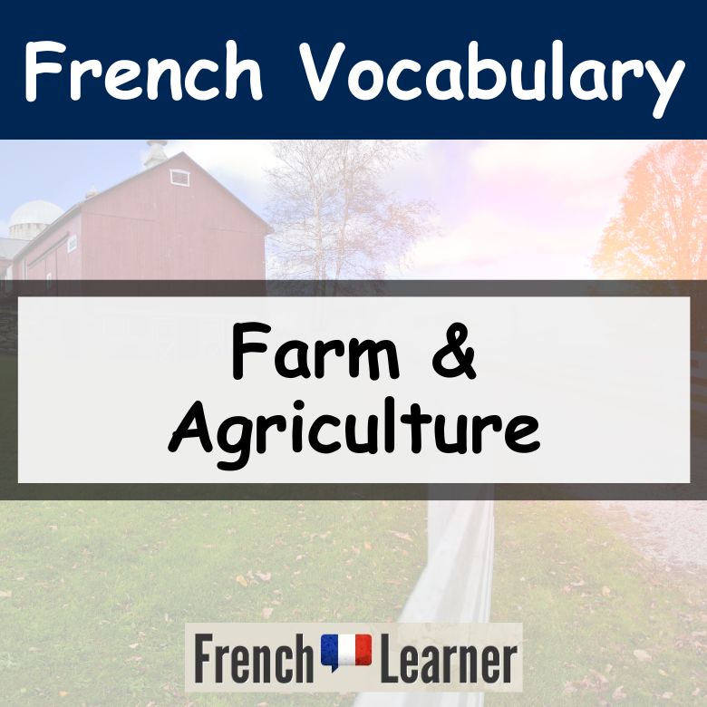 French farm and agriculture vocabulary