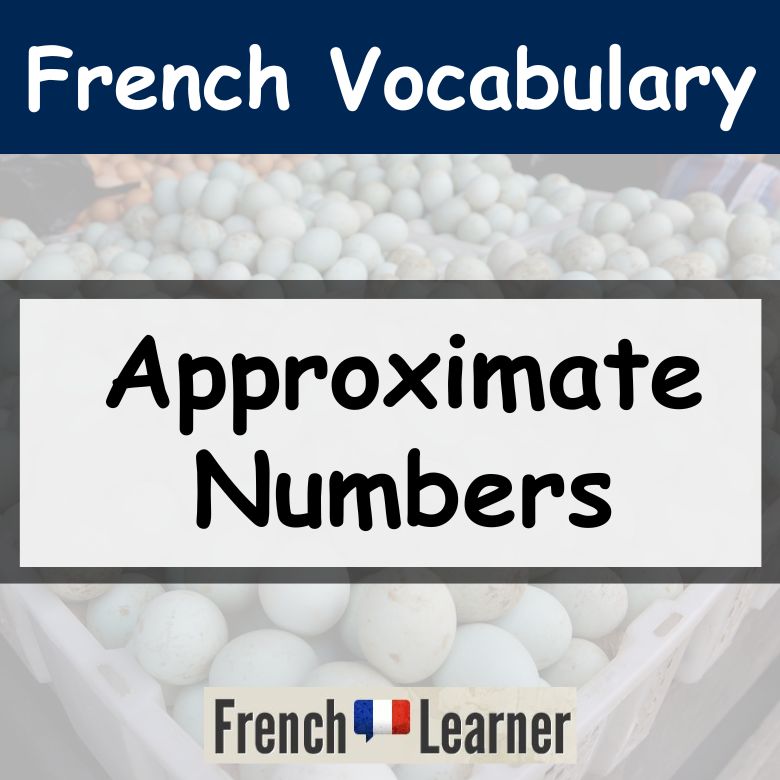 French Approximate Numbers
