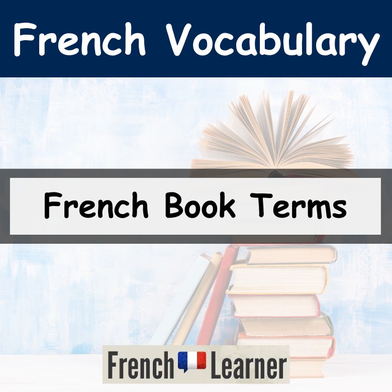 French Book Terms