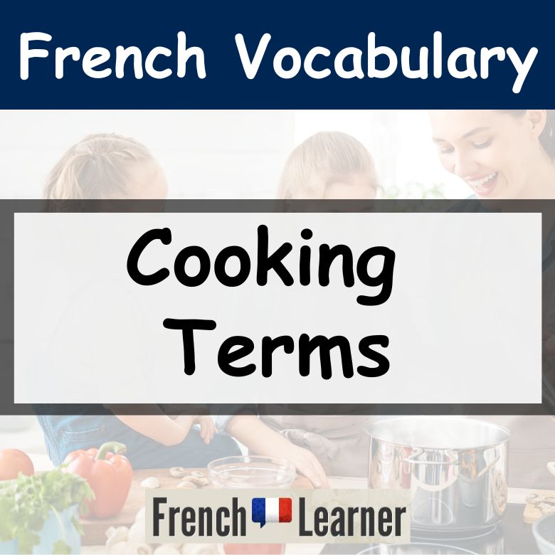 French Cooking Vocabulary