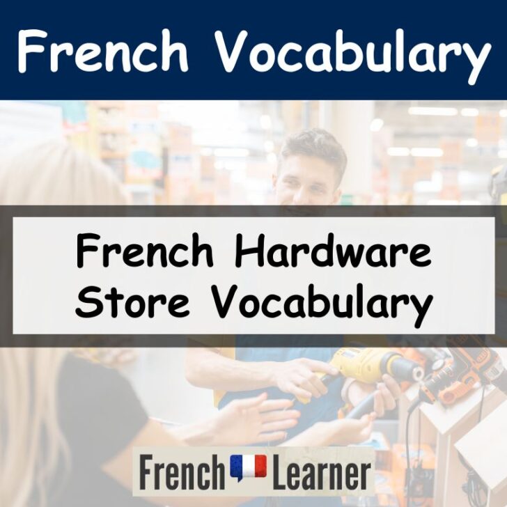 Hardware Store Vocabulary