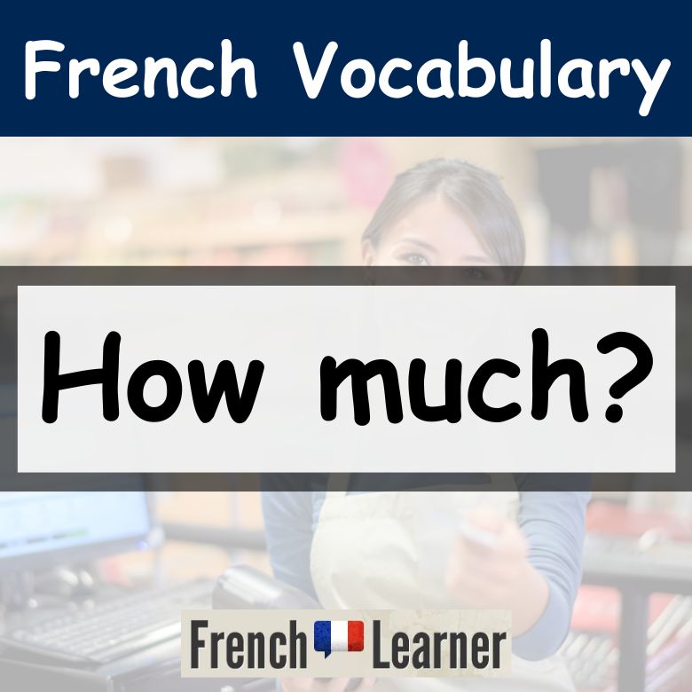 "How much? in French