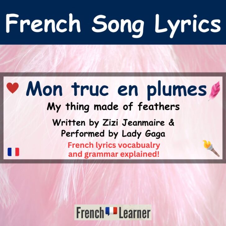 Mon truc en plumes – Sung by Lady Gaga at the Paris Olympics